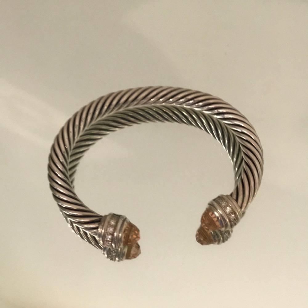 Diamond cuff bracelet
